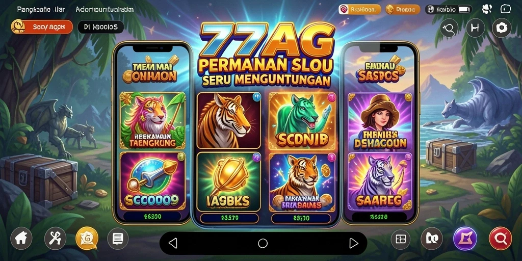 Gameplay seru dari 77AG dengan berbagai tema slot menarik.