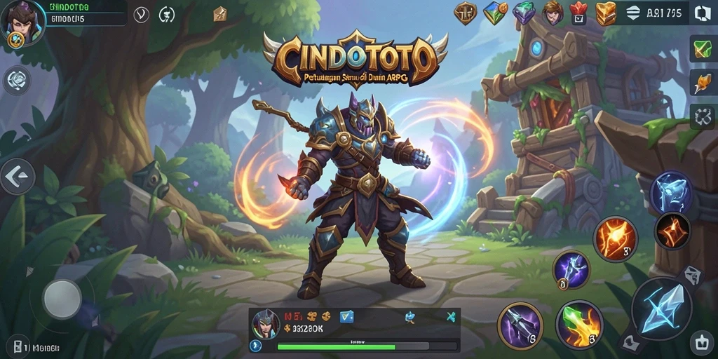 Tampilan gameplay CINDOTOTO yang mendebarkan dan penuh aksi.