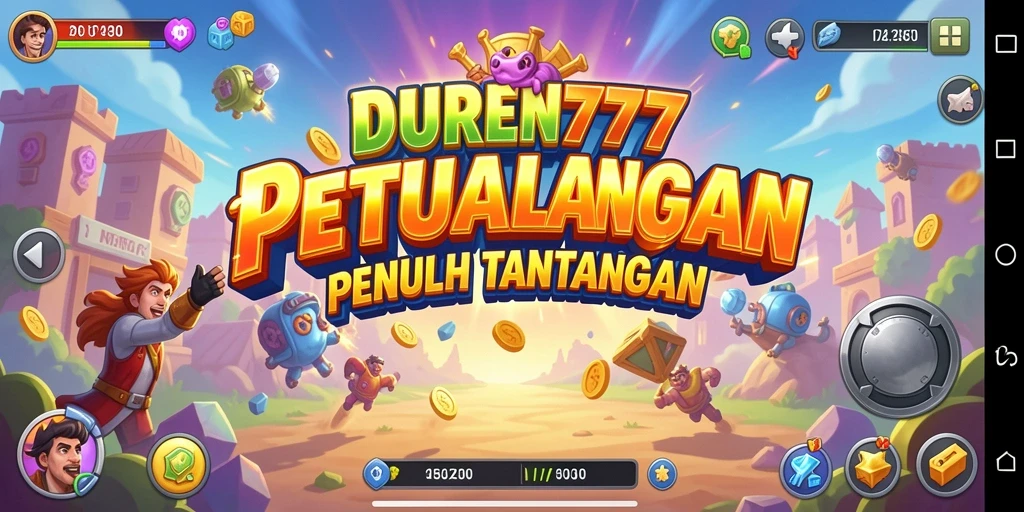 Tampilan menarik dari gameplay DUREN777 yang penuh warna.