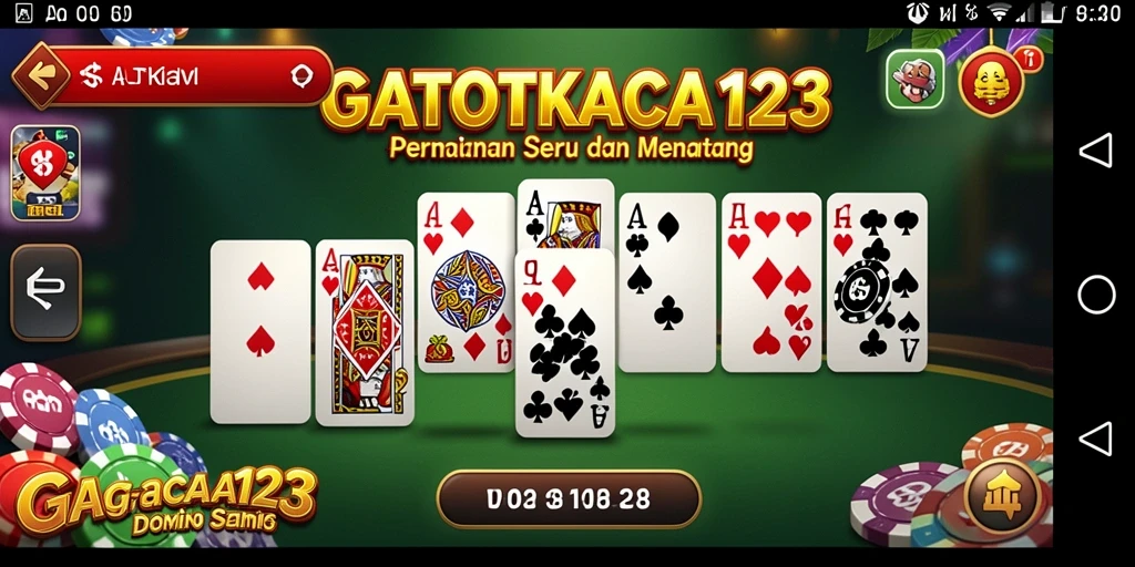 Tampilan menarik dari gameplay GATOTKACA123 menunjukkan suasana permainan Domino.
