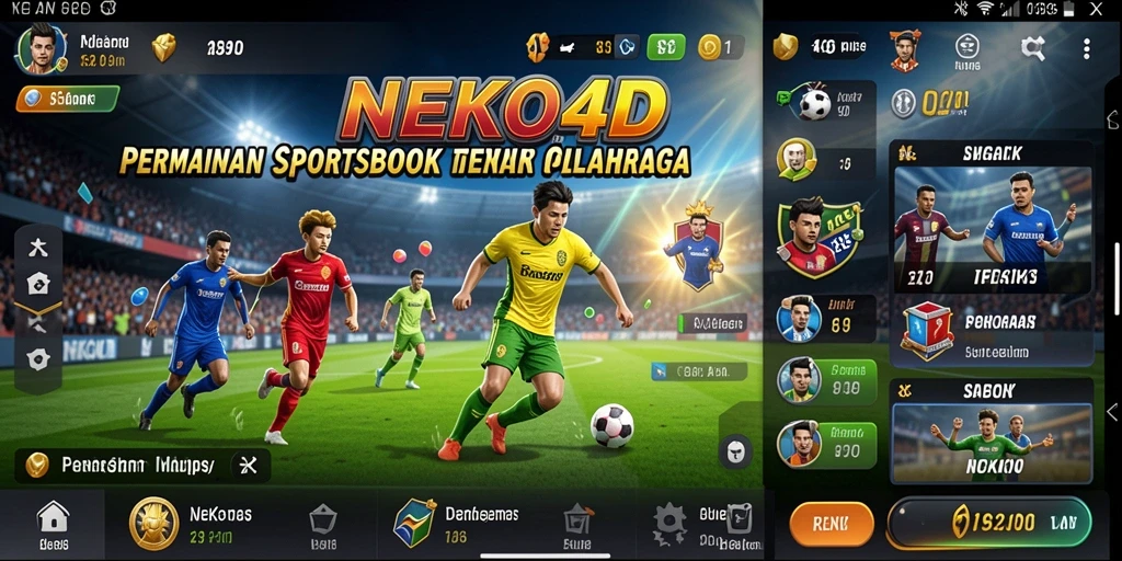 Screenshot gameplay NEKO4D menampilkan pengalaman taruhan olahraga yang menarik.