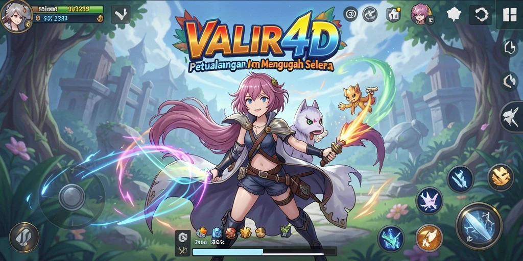 Tampilan menakjubkan dari gameplay <strong>VALIR4D</strong> yang penuh aksi.