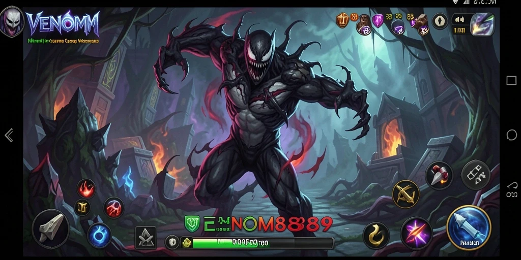 Tampilan gameplay seru dari VENOM889 dengan misi yang menantang.